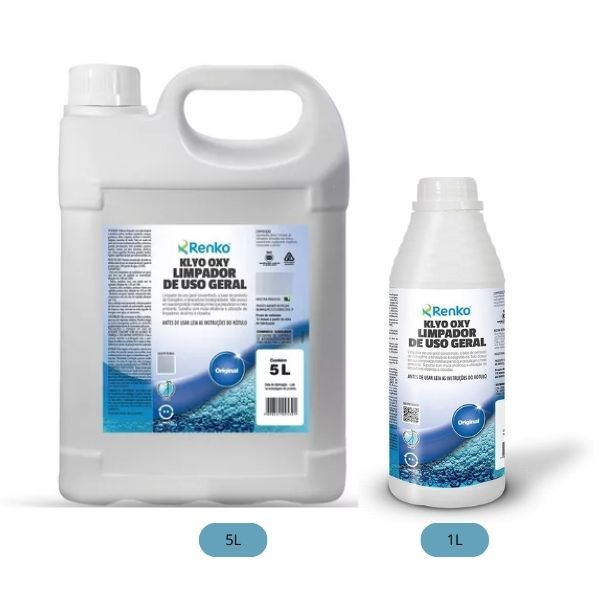 KLYO OXY LIMPADOR GERAL A BASE DE PEROXIDO DE HIDROGENIO DILUI 1X200L - RENKO