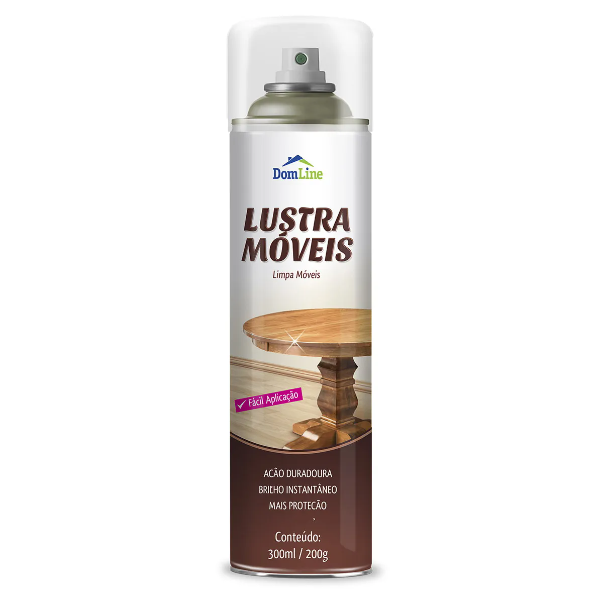 LUSTRA MOVEIS AEROSSOL 300ML/200G - DOM LINE