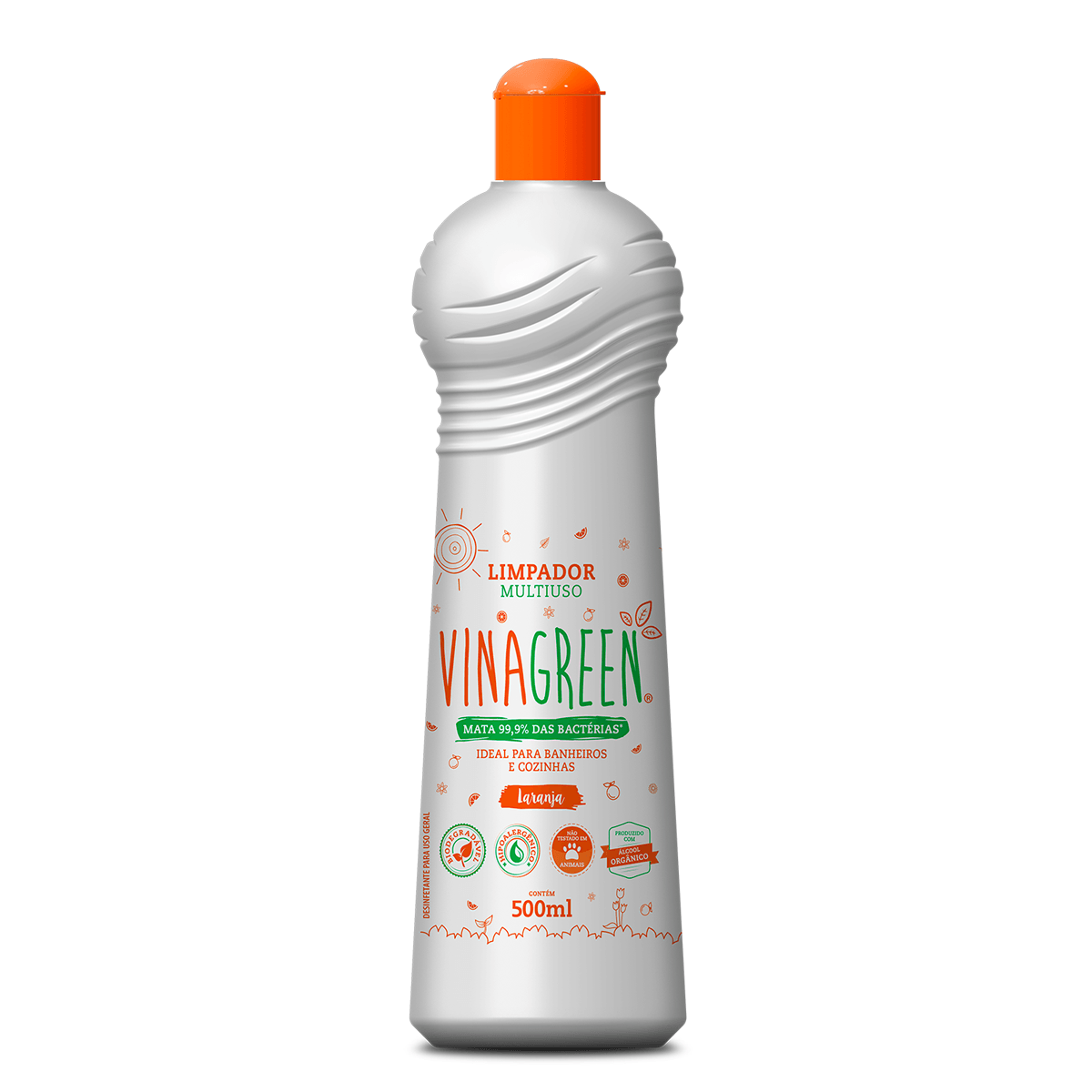 LIMPADOR MULTISO 500ML LARANJA - VINAGREEN