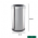 LIXEIRA 21.2L INOX REDONDA COM ARO A46D25CM - BRINOX